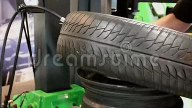 轮胎轮胎轮胎的修理和更换.